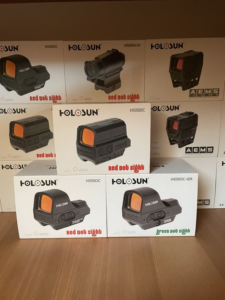 Коліматорний приціл HOLOSUN HS510C / HE510C-GR ОРИГІНАЛ