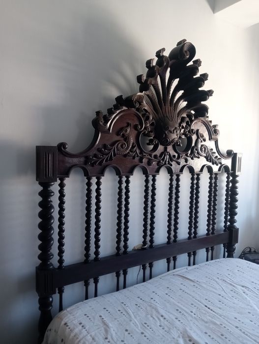 Conjunto mobília quarto madeira maciça