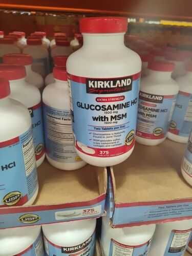 Хондропротектор Kirkland Glucosamine HCI 1500mg MSM 1500 mg 375 таб.