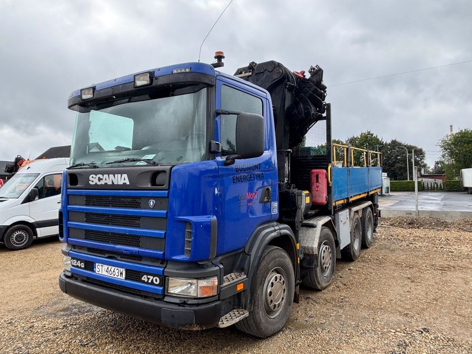 Scania R124 GB  Scania 8x4 Hds HMF 55Tm