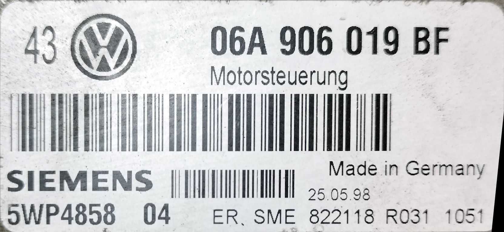 Sterownik silnika 1.6 8v Golf 4, moduł komfortu, wkładka i stacyjka