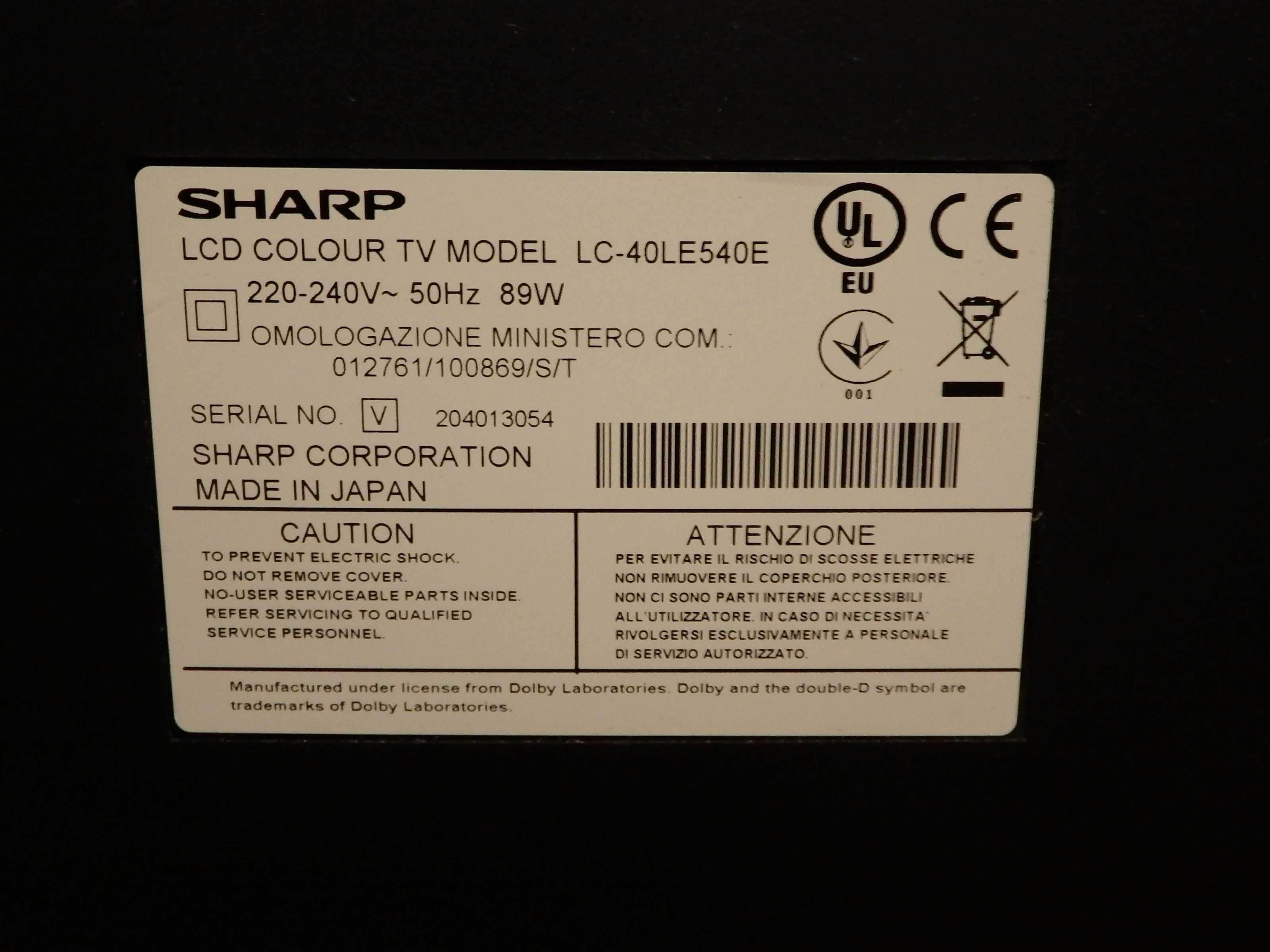 Telewizor SHARP 40 cali