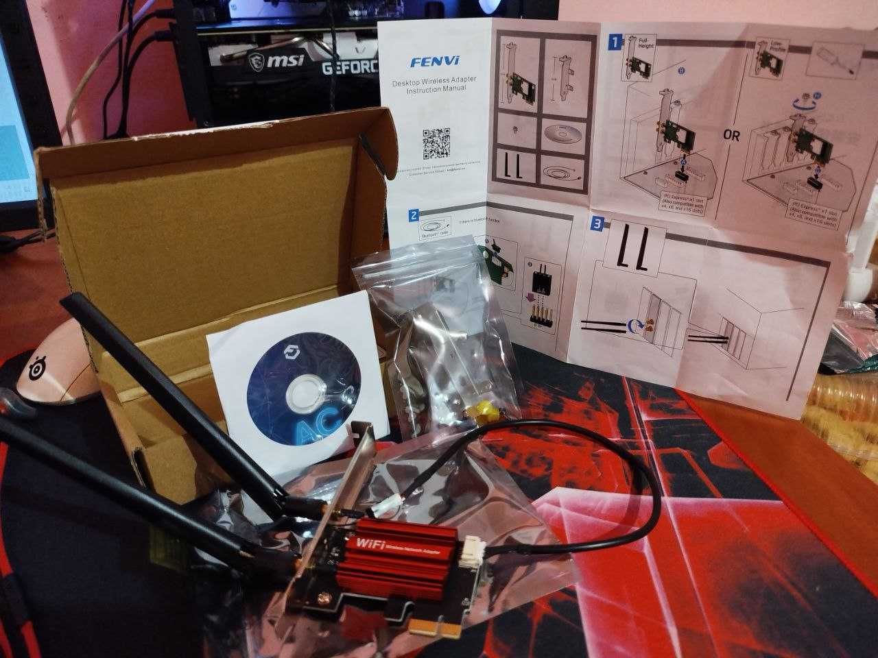 Wi-Fi адаптер Fenvi AC1200 Мб/с PCI-E 2.4/5 Ghz + Bluetooth 4.0!