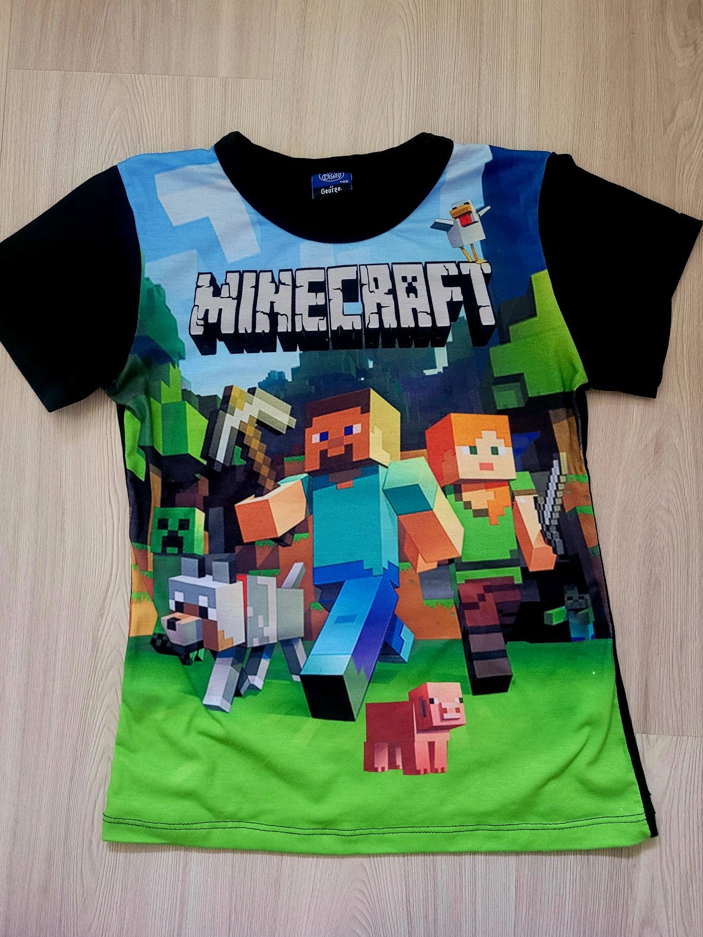 Minecraft Tshirt dla chłopca rozm.140