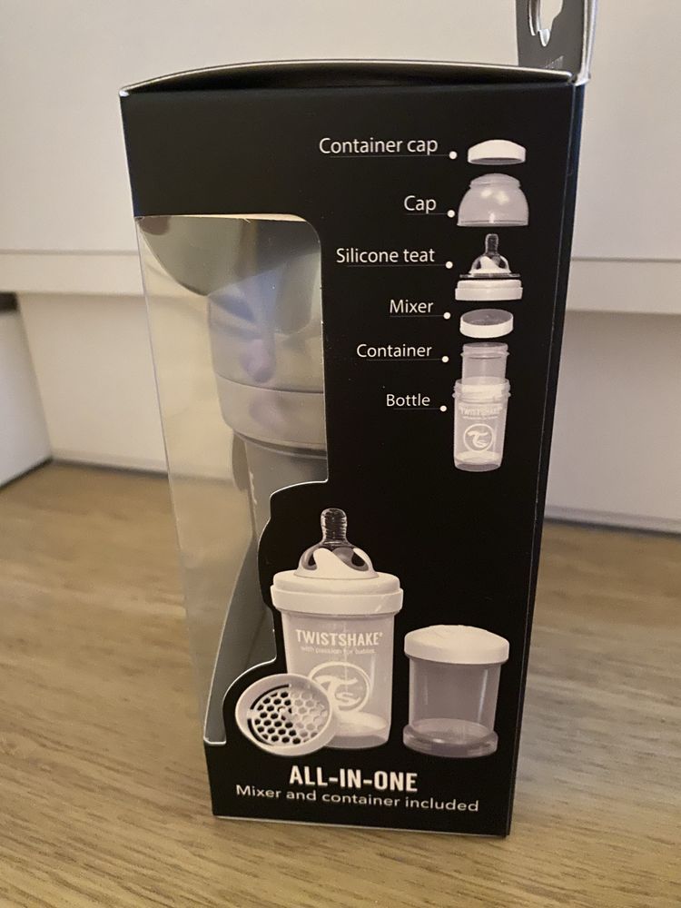 Nowy Twistshake zestaw do karmienia 6 elementów