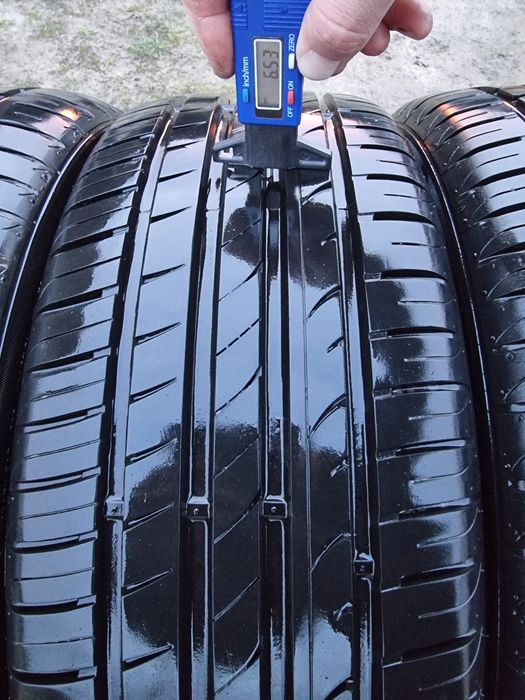 4x Felgi aluminiowe Mercedes 5x112 16" z oponami letnimi 205 55r16 Han