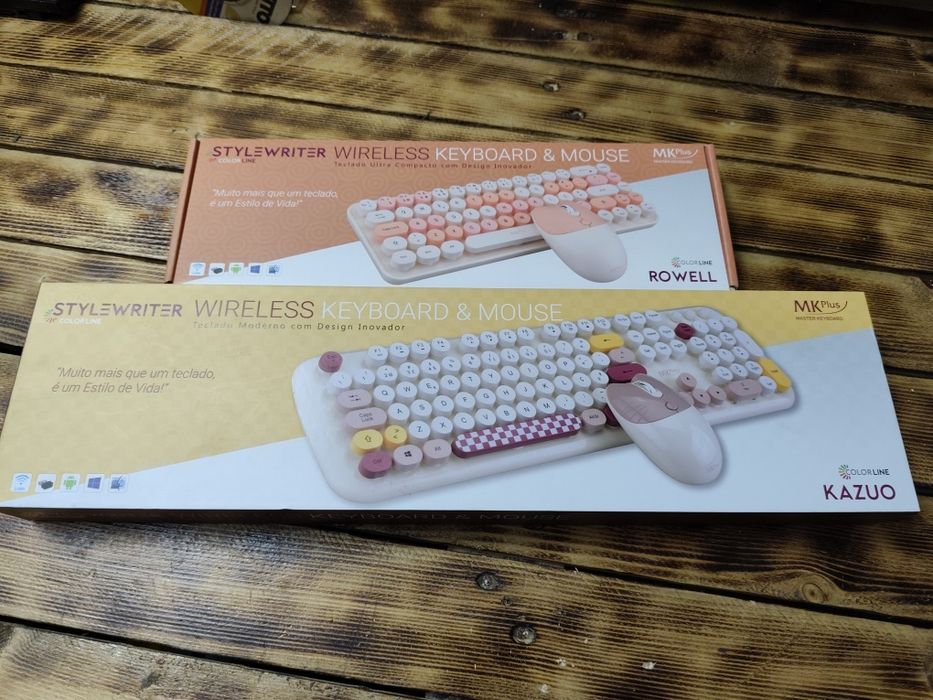 Teclado e rato wireless MkPlus Novo