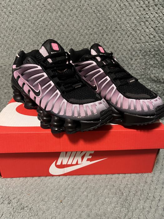 Buty nike shox tl woman rozowo czarne r. 39