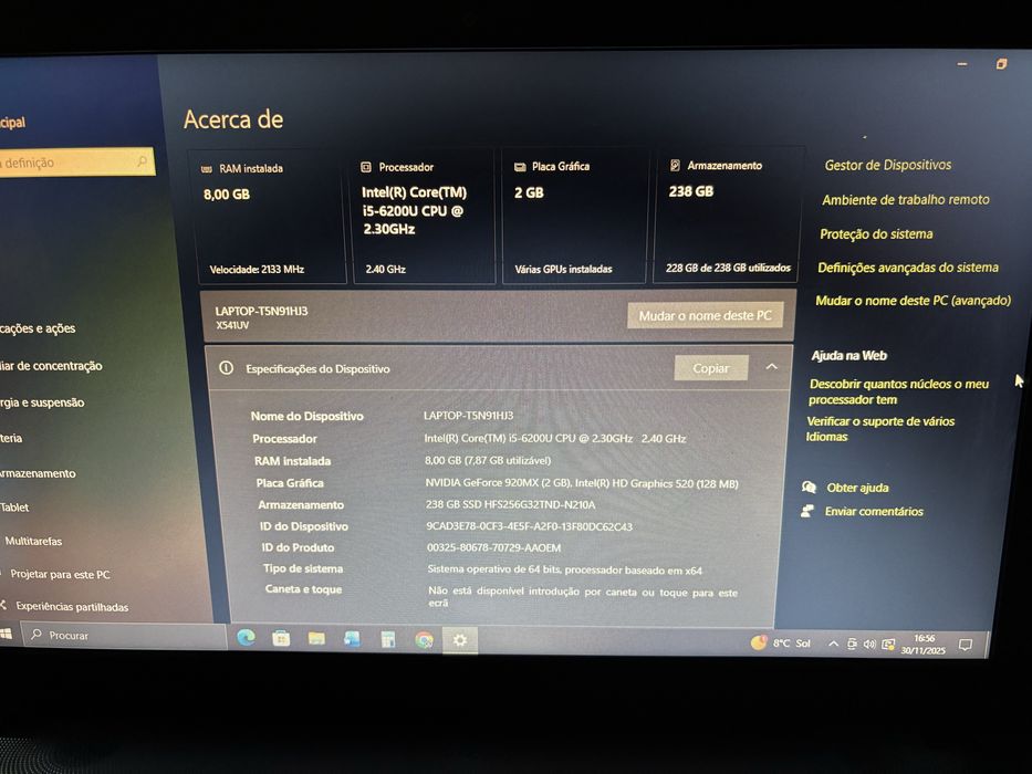 PC Asus Intel i5 Placa, Gráfica Nvidia Geforce