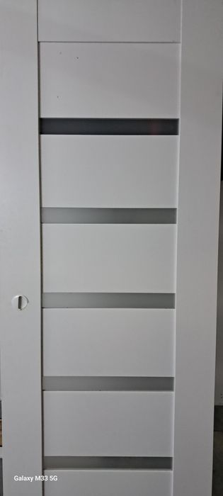 Drzwi przesuwane białe