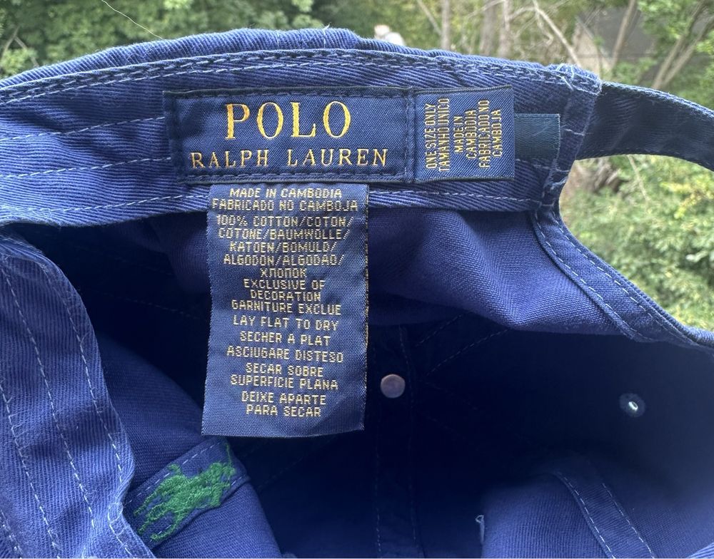 Оригинальная кепка Polo Ralph Lauren