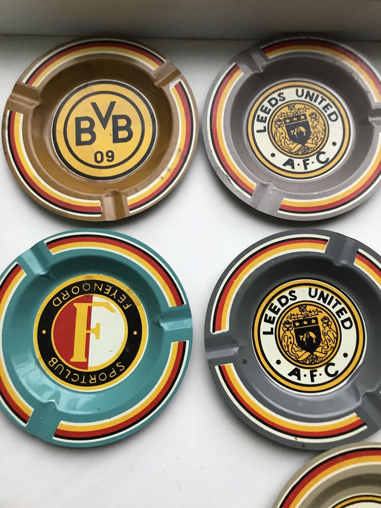 Металлические пепельницы с логотипами футбольных команд