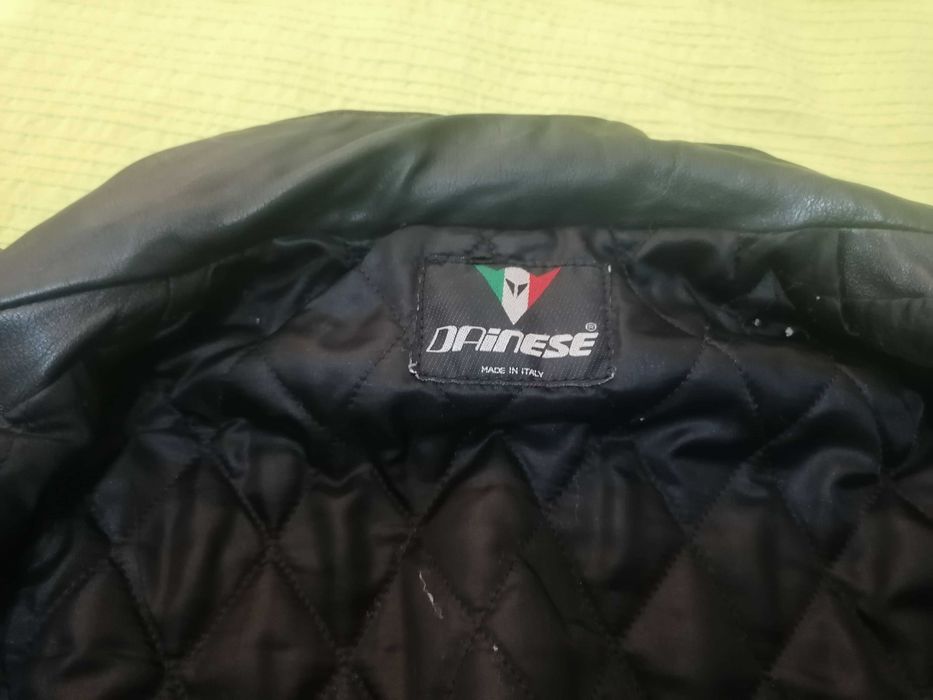 Casaco Mota Dainese XL 56 em pele, vintage, em bom estado
