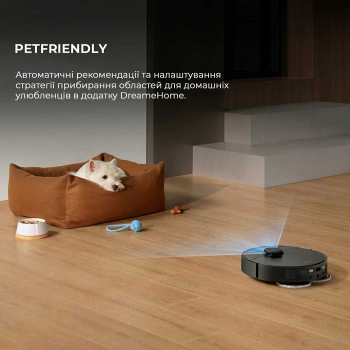 Робот пилосос миючий DREAME X30 PRO із станцією самоочистки - ТОП!