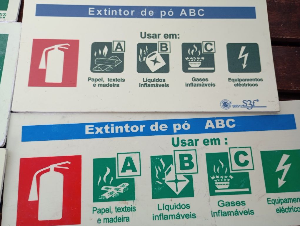 Sinalética luminescente