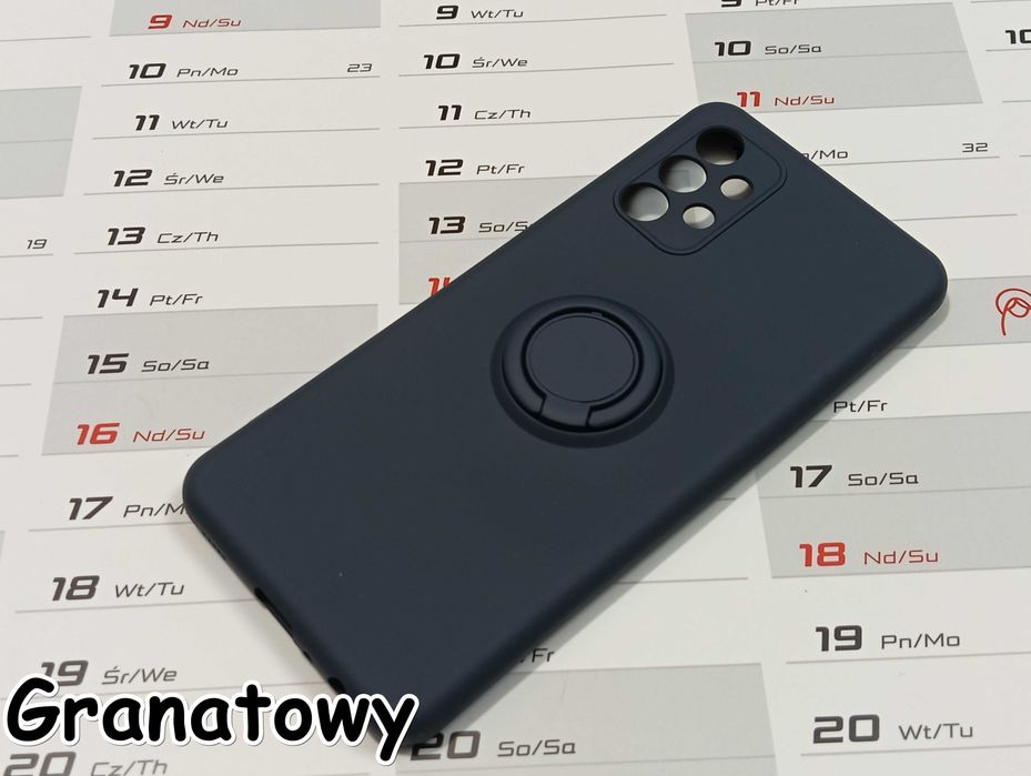 Etui Case Sylikonowe Ring do Samsung Galaxy A32 5G + Szkło