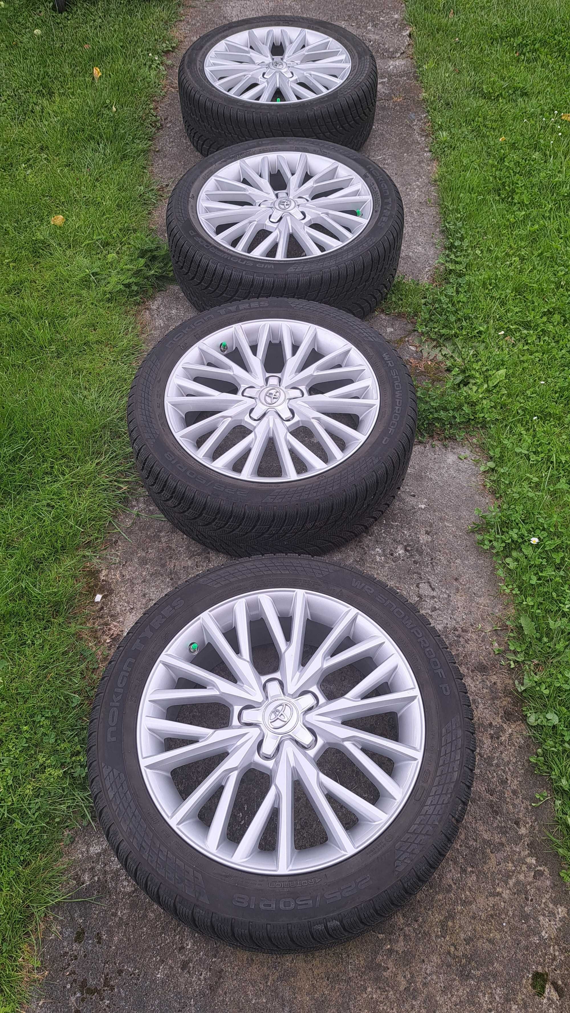 Koła,  Alufelgi+ TPMS + Opony 225/50/18 Toyota CHR