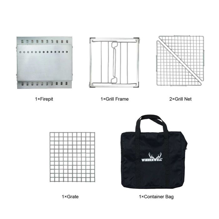 fogareiro Winnerwell® Secondary Combustion para campismo