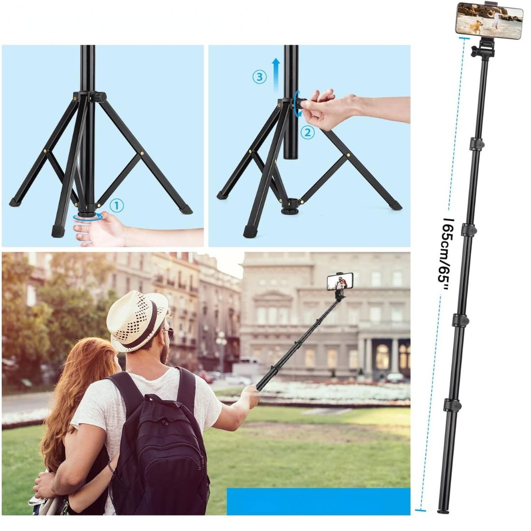 Statyw Victiv P10 Selfie Stick do telefonu, uchwyt z pilotem, do 172cm