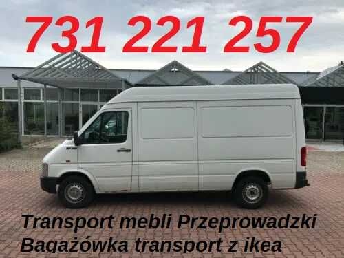 Transport przeprowadzki tr z Ikea Agata wnoszenie bagażówka dziś do 23