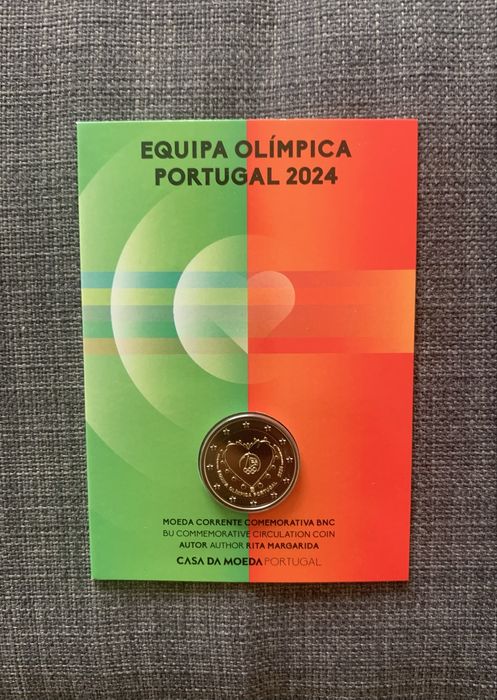 Moedas 2€ Portugal BNC e PROOF