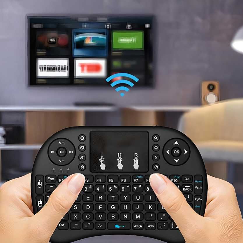 Mini klawiatura membranowa bezprzewodowa smart TV bluetooth