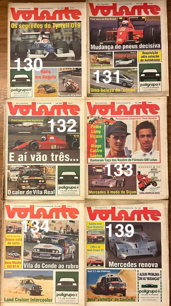 Vendo jornais Volante - ano 1990