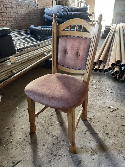 Стіл розкладний з масиву дуба + стільці 10шт