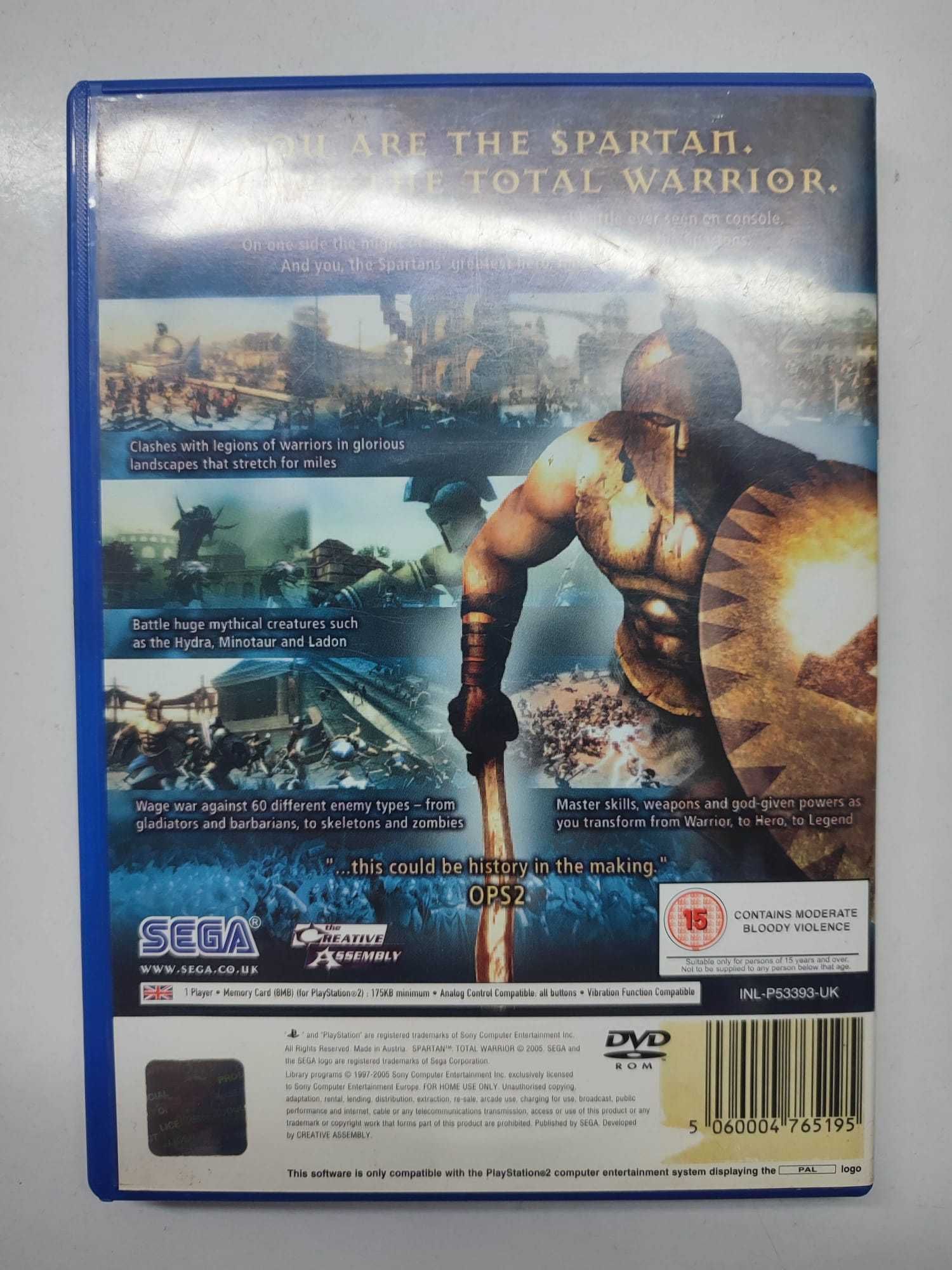 PS2 - Spartan Total Warrior