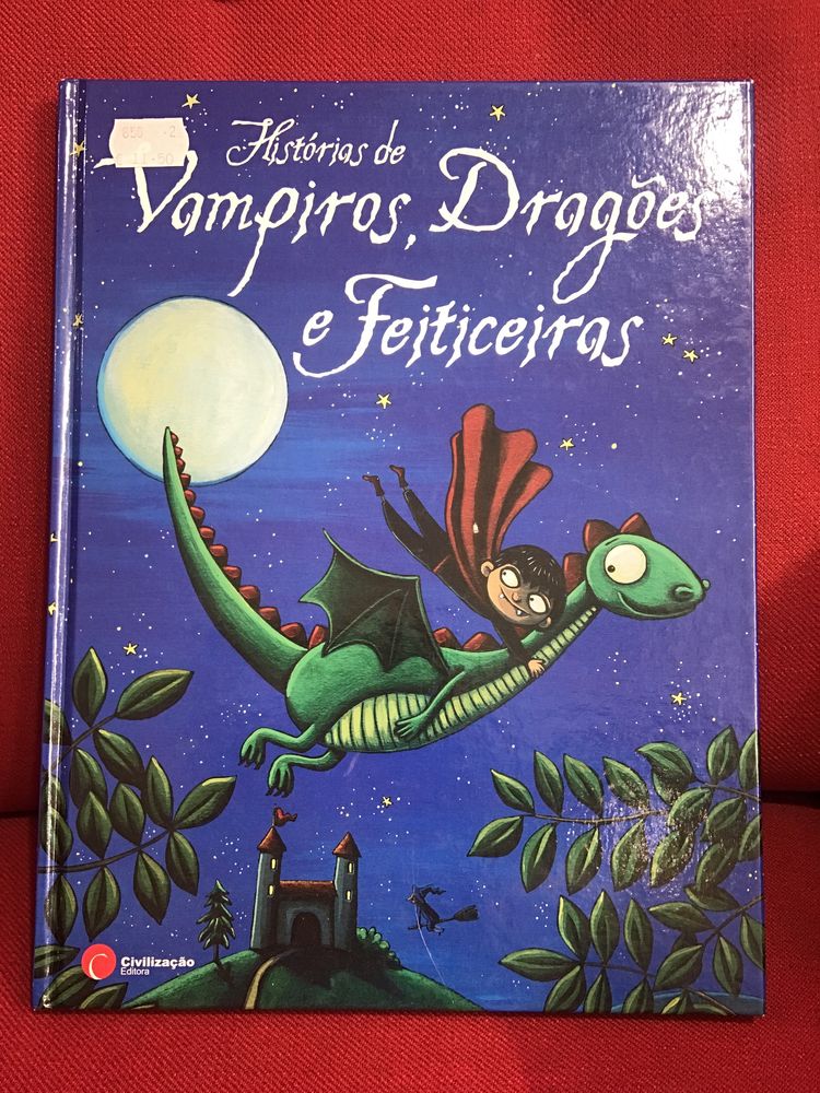 Livro historias de vampiros dragoes e feiticeiros