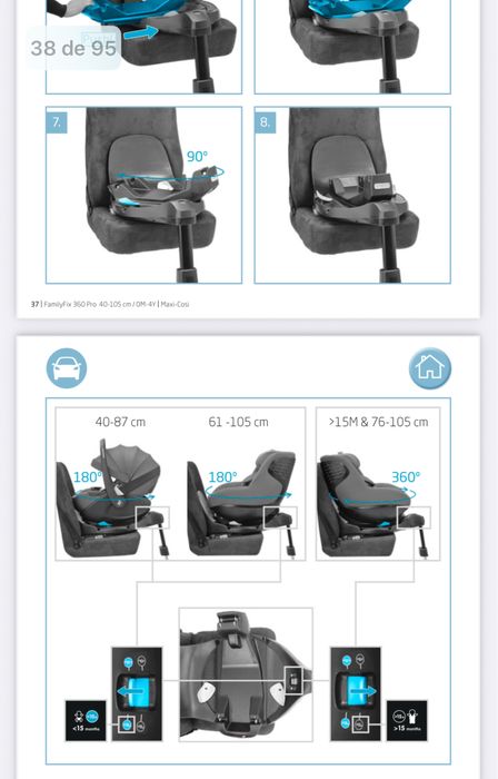 Base isofix maxi cosi FamilyFix 360 Pro