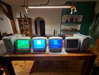 Zestaw Apple 6 sztuk iMac G3 i Powermac G4 Lime, Blue, Graphite!