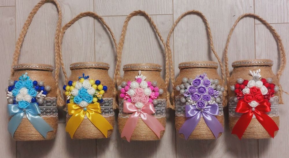 Баночки ручної роботи для освячення води!