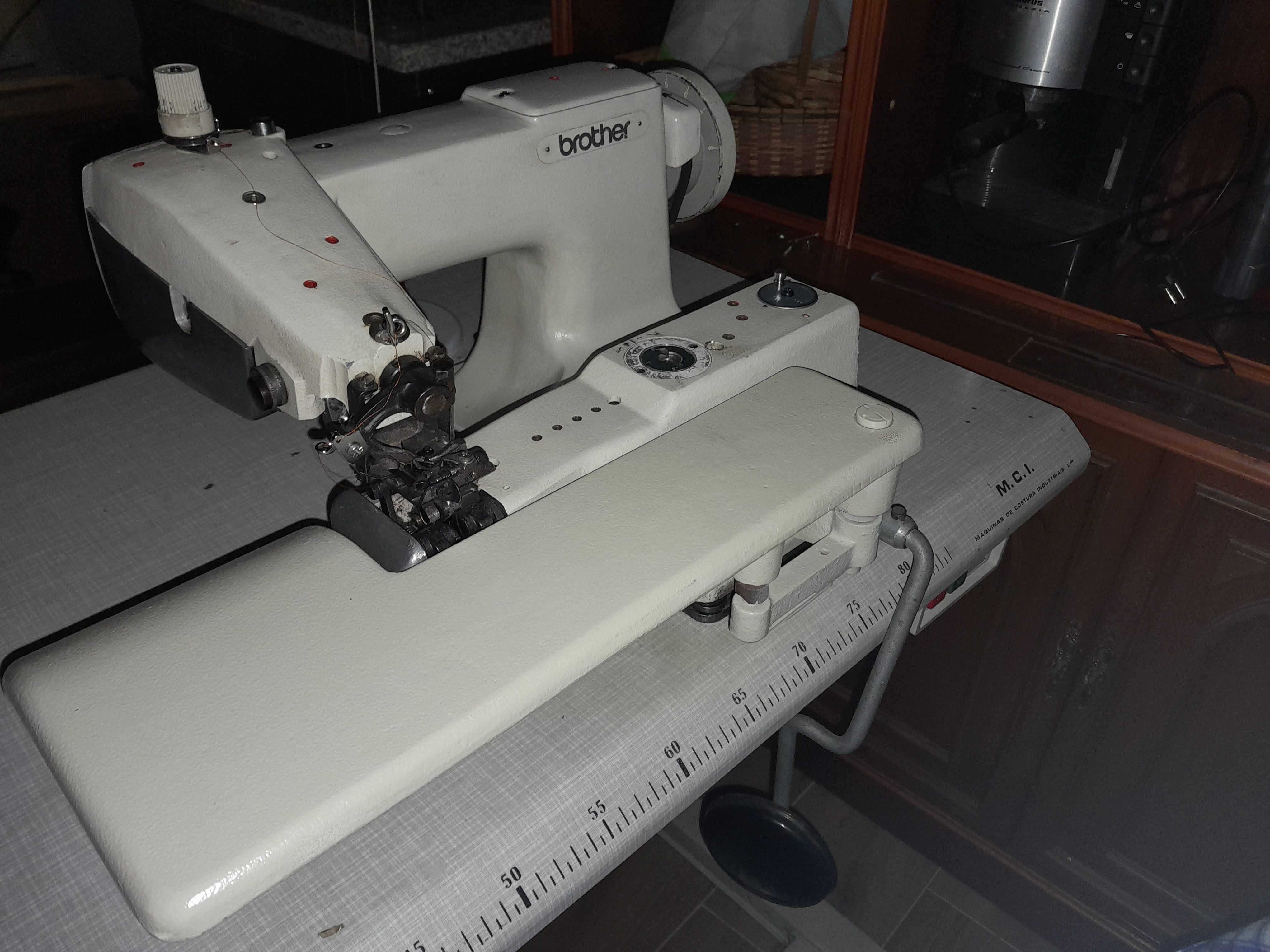 Maquina industrial bainha invisível brother