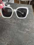 Okulary louis vuitton lv biale logowane
