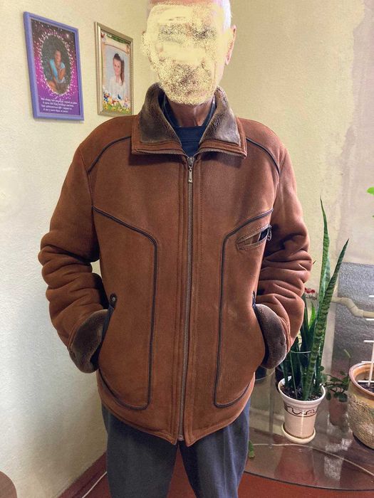 Мужская дубленка чоловіча дублянка