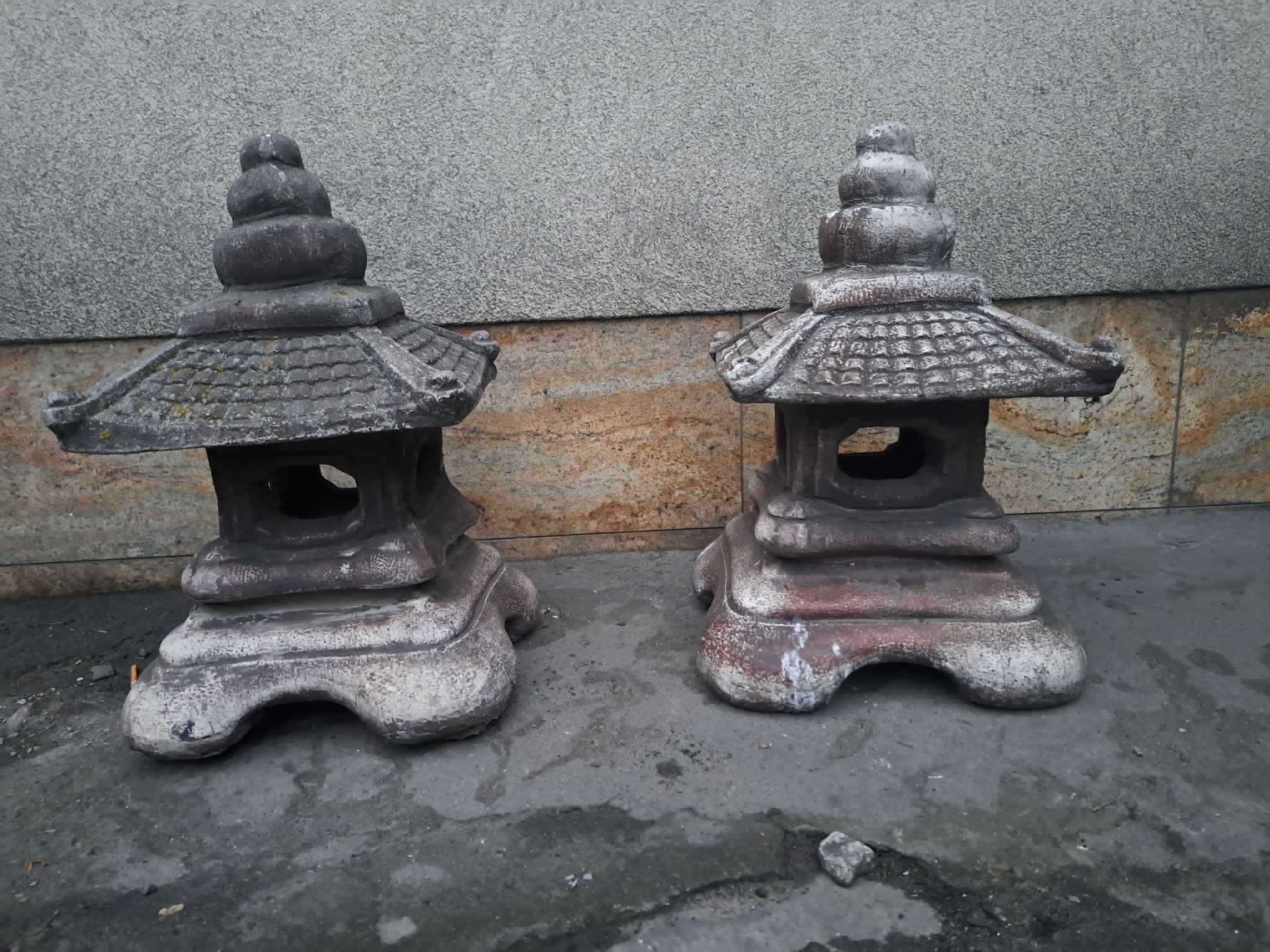 Betonowa Lampa Ogrodowa Pagoda Japońska