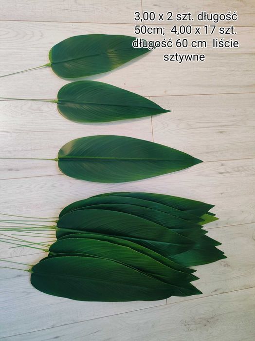 Liście do stroików