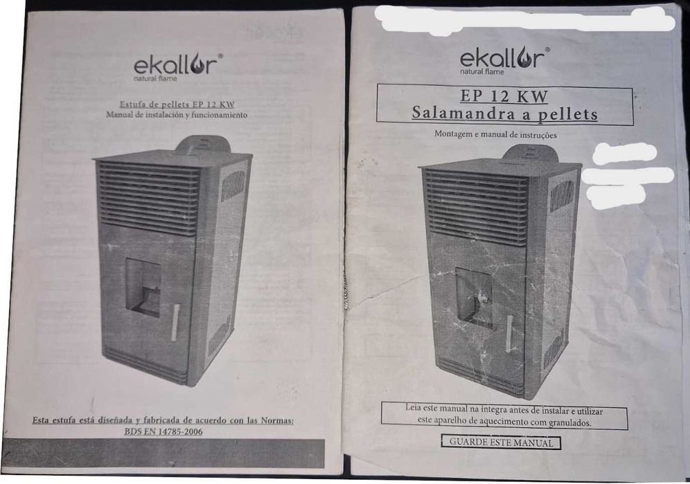 Salamandra a Pellets EP 12 KW - Ekallor (Usada)