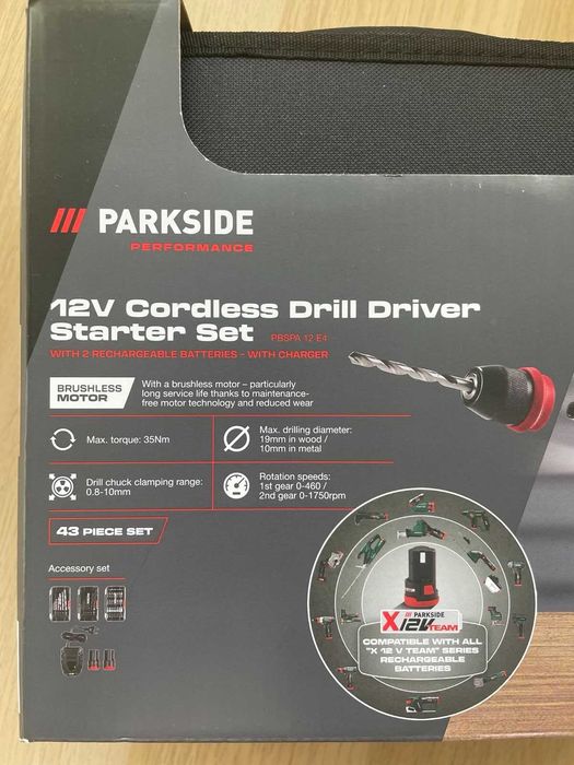 NOWA Wiertarko - wkrętarka PARKSIDE 12V PBSPA 12 2aku gwarancja 5 lat