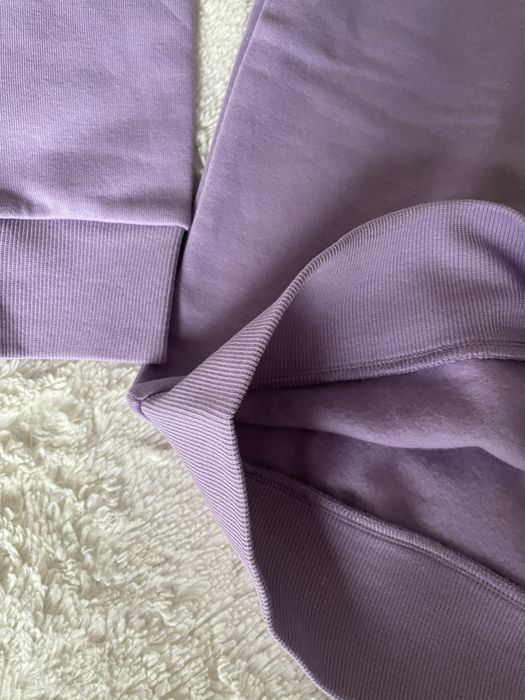 Dres dziewczecy 146/152 bluza i spodnie z kieszeniami lila fiolet nowy