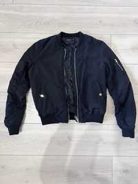 Stradivarius Kurtka Bomber bomberka granatowa damska kobieta r.S