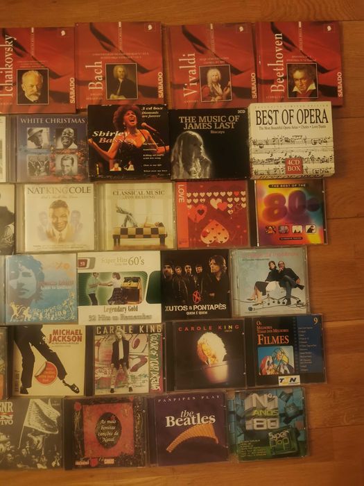 Vários CDs anos 60, 70, coletâneas, jazz, soul, entre outros