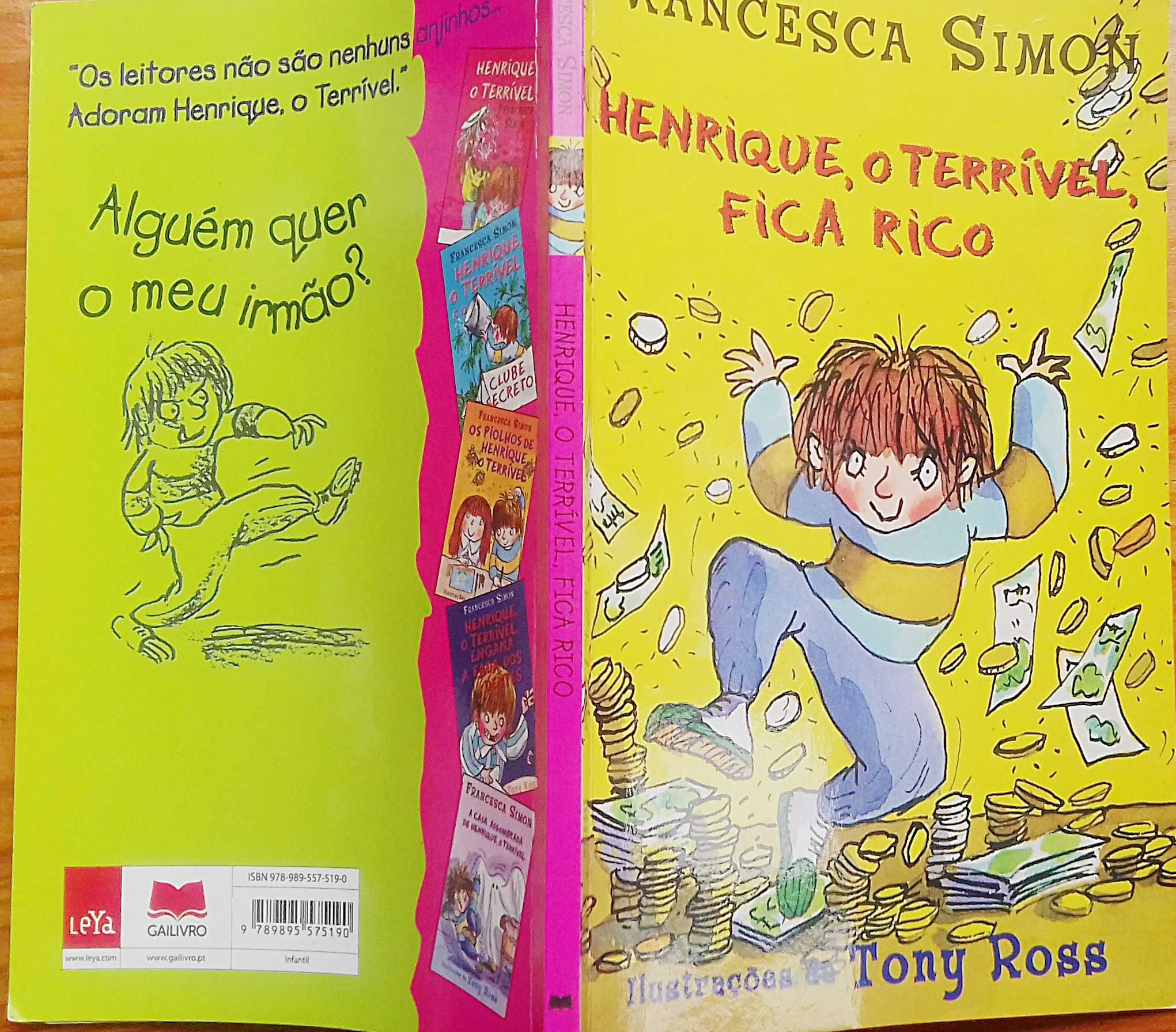 Francesca Simon. Henrique o Terrível Fica Rico. Incl portes