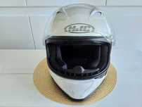 Kask motocyklowy HJC F71 Pearl White (biała perła), roz. XL, stan bdb+