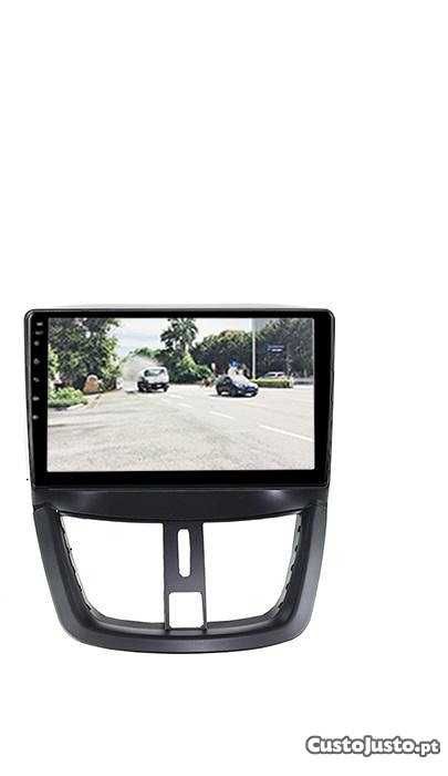 Auto-rádio 9" android 14 Peugeot 207 207 CC 2006 a 2015