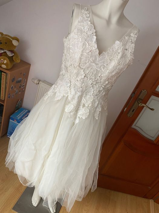 Suknia ślubna krótka