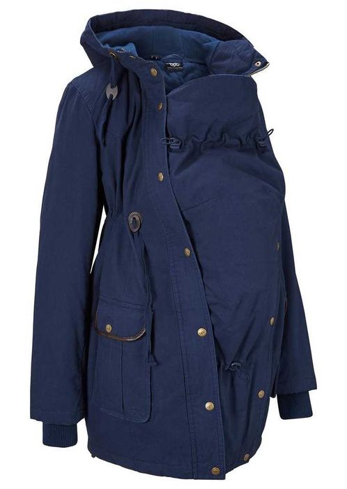 Kurtka ciążowa + wstawką dla dzidziusia - ZIMOWA ocieplana