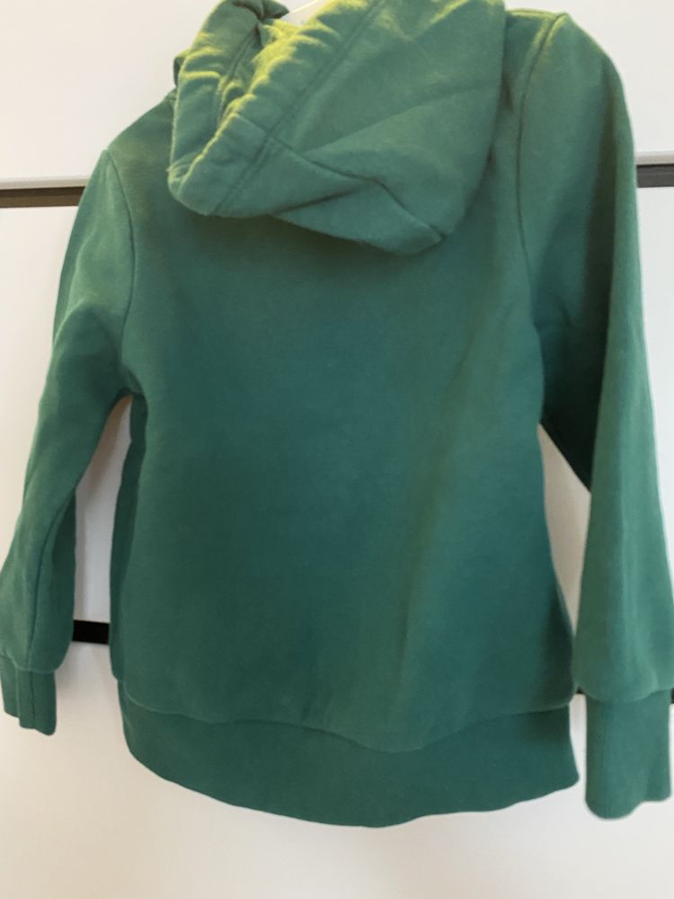 Bluza z reniferem, świąteczna, bożonarodzeniowa, z kapturem, C&A, 104