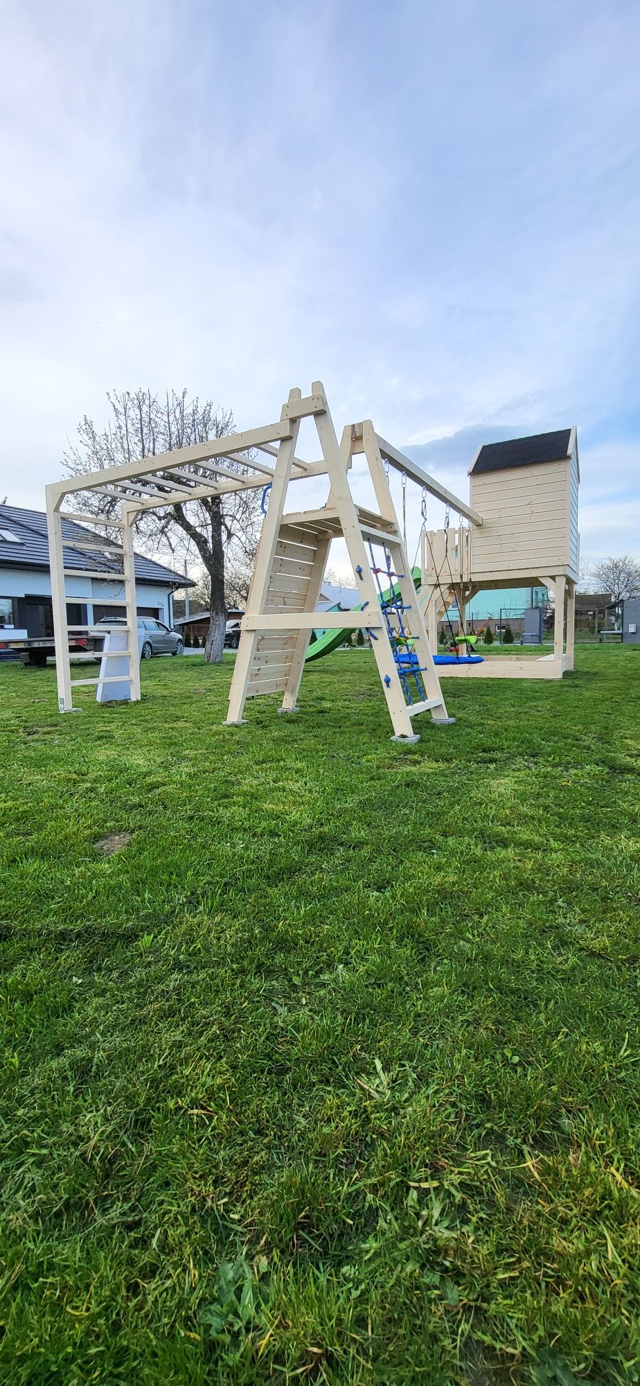 Domek  ogrodowy Plac zabaw Domek drewniany dla dzieci Transport